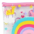 thumbnail image 2 of Pen + Gear Clear Flat Pencil Pouch with Unicorn & Rainbow Design, 2 of 6