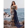 thumbnail image 6 of AURA Women Plus Size Mermaid Sequin Evening Gown Sleeveless Elegant Formal Dress, 6 of 8