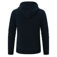 thumbnail image 5 of Maoxin Men's Jacket Men's Casual Fashionable Long Sleeved Hooded Pocket Jacket Long Sleeve Hooded Casual Outwear Jackets Jackets for Men , Navy , 2XL, 5 of 5