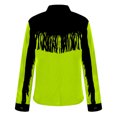 thumbnail image 6 of BiZtdJrK Womens Fringe Jackets Fashion Colorblock Long Sleeve Coat Casual Button Lapel Tassel Cardigans Vintage Hippie Clothes Prime Today Green L, 6 of 9