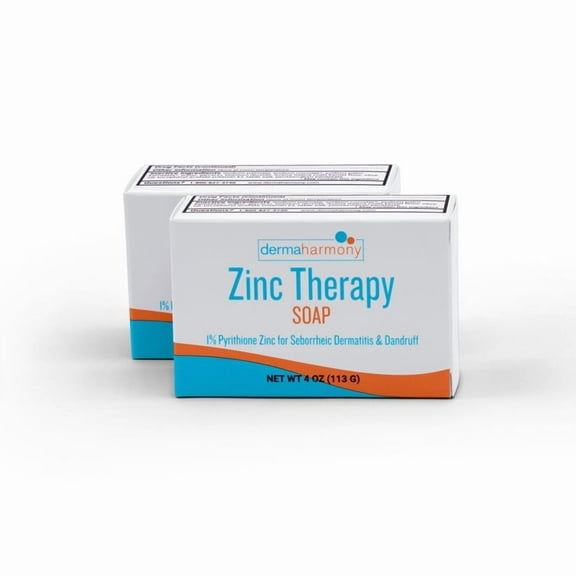 1% Zinc Pyrithione (ZNP BAR) Soap (4 oz) - 2 Bars