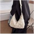 thumbnail image 7 of JUYGO Puffer Shoulder Bag Cutecore Fairycore Coquette Crossbody Bag Kawaii Pillow Shopper Bag Cottagecore Purse (White,One size), 7 of 7