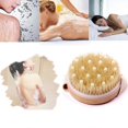 thumbnail image 3 of Body Bristle Cleaning Brush Wood Bristle Bath Brush Rub Mud, 3 of 5