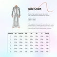 thumbnail image 6 of Haitryli Child Retro S Disco Outfit Boys Metallic Fabric Long Sleeve Zip Front Flared Pants Jumpsuit Gold 8, 6 of 6