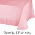 thumbnail image 6 of 12/Case Bulk Classic Pink Plastic Table Covers, 6 of 6