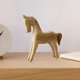 thumbnail image 5 of Caballo de madera cruda, adorno de animal en blanco listo para pintar, escultura, sin pintar Estilo E, 5 of 7