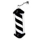 thumbnail image 3 of Luz de poste de peluquero, señal LED giratoria para peluquería, accesorio de iluminación para barbería, señal abierta clásica para salón de peluquería Tira blanca negra, 3 of 9