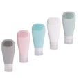 thumbnail image 5 of 5pcs Refillable Travel Toiletry Bottles for Shampoo, Shower Gel & Lotion – Leakproof, Compact & Portable Design for Easy Travel, 5 of 5