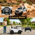 thumbnail image 4 of Ford Ride on Cars, 12V Ford F150 Raptor Powered Ride on Toys with Remote Control, Electric Car for Kids with Bluetooth/FM/Trunk, 4 Wheelers Truck for Toddlers Boys Girls Ages 3-6, White, 4 of 9