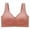 Womens Bras Pink, variant on ylioge 2025 M-5X Plus Size Sports Bras for Women Wireless Push Up Lightweight Solid Color Support Lifting Seamless-Underwear Bra