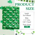 thumbnail image 2 of Tela de organza verde lima brillante - 150 cm de ancho, tul recubierto de papel metalizado, 3,07 m para manualidades, decoración de fiestas y envoltorios de regalo., 2 of 9