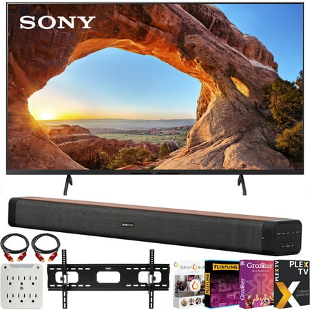 Sony KD65X85J 65" X85J 4K Ultra HD LED Smart TV (2021 Model) Bundle with Deco Home 60W 2.0 Channel