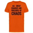 thumbnail image 1 of Changes Are: Preceded By Chaos Tee Men's -Image by Shutterstock, 1 of 1