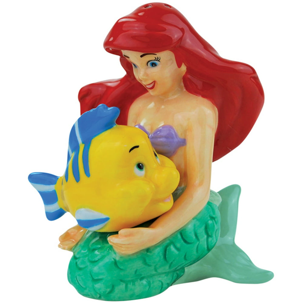 Ariel and Flounder Disney Little Mermaid Salt and Pepper