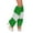Green, variant on Women's Y2K Carnival Leg Warmers with Glitter, Festival Stretchy Knee High Socks for Costume Party Dance Purple