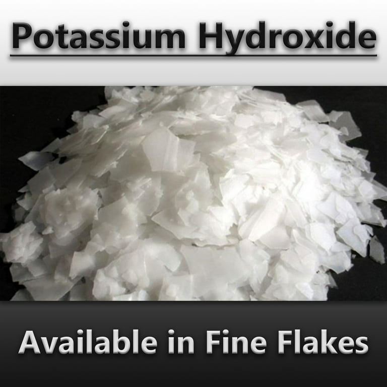 Potassium hydroxide flakes