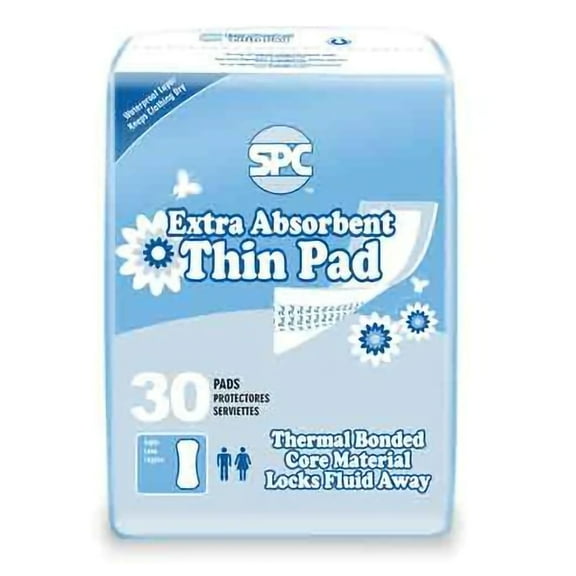 SPC Unisex Incontinence Liner Thin 12" L SPC82473, 180 Ct