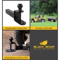 thumbnail image 2 of Camco Sanglier Noir ATV/UTV 9" Long Ball Mount, 2 Inch Ball, 2 Inch Shank Comprend (1) Multi-Hitch, (1), 2 of 5