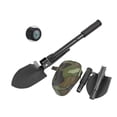 thumbnail image 1 of Pala plegable militar multifuncional, pala de supervivencia, herramienta multiusos para emergencias, jardín, campamento, senderismo, mochilero, negra, 1 of 5