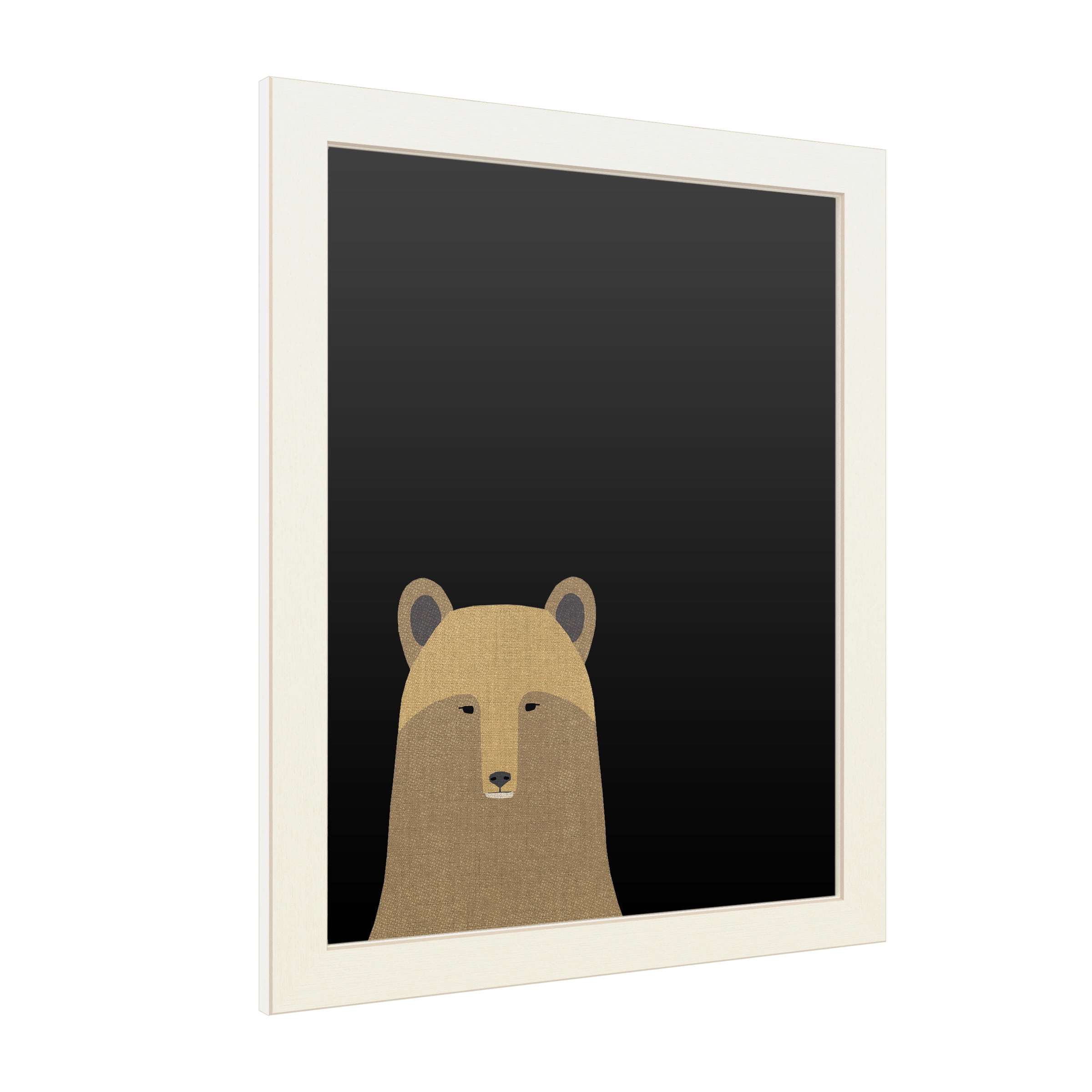 Trademark Fine Art 'Grizzly Bear Linen' Chalkboard by Annie Bailey Art