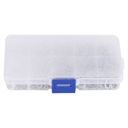 

Keenso 300pcs M2~M6 Stainless Steel Flat Washers Assortment Set，Stainless Steel Wash With Plastic Case