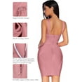 thumbnail image 2 of Women's Celebrity Bandage Bodycon Dress Strap Party Pencil Dress, 2 of 4