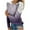 Purple, variant on Plus Size Tops for Women Long Sleeve Lace Cutout Tee Shirts Crewneck Pullover Casual Slim Fitness Blouse Purple XXL