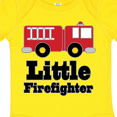 thumbnail image 4 of Inktastic Little Firefighter Fire Engine Boys or Girls Baby Bodysuit, 4 of 5