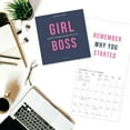 thumbnail image 6 of Graphique 2025 Girl Boss Mini Wall Calendar | 7” x 7” | Thick Paper | Home & Office Organizer | Large Monthly Grid | 3 Languages & Marked Holidays | 4 Month Preview Page for 2026, 6 of 6