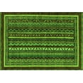 thumbnail image 1 of Ahgly Company Indoor Rectangle Southwestern Green Country Area Rugs, 2' x 5', 1 of 4
