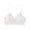 White, variant on Rutainlusire Womens Bras Ladies Fashion Charming Comfortable Breathable No Steel Ring Lace Flowers Bra Woman Underwear