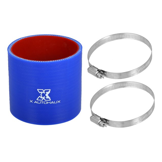2.99" ID 2.99" Longitud Recto Silicona Rojouctor Manguera Azul para Coche