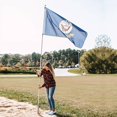 thumbnail image 3 of NFL Flagpole-to-Go 14-Feet Portable Flagpole, 3 of 5