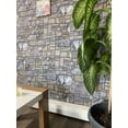thumbnail image 4 of Dundee Deco 3D Wall Panels - Cladding, Lavender Grey Ecru Stone Look Wall Paneling, Styrofoam Facing for Interior and Exterior Applications, DIY, Set of 10, Covers 54 sq ft, 4 of 10
