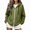 Army Green, variant on WIZUTIZ Women's Solid Color Zip Up Hoodie Drawstring Hood Pockets Long Sleeve Casual Jacket Lightweight Fall Spring Outerwear
