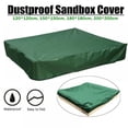 thumbnail image 2 of Sandbox Cover with Drawstring, Square Dustproof Protection Beach Sandbox Canopy, Waterproof Sandpit Pool Cover,Green, 2 of 6