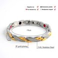 thumbnail image 3 of Fashionable Twisted Healthy Magnetic Bracelet Therapy Magnets Bracelets, 3 of 8