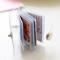 thumbnail image 3 of 16 Pockets Mini Photo Album,Sequins Card Photo Holder with Snap Hanging Ring Memory Gift, 3 of 10