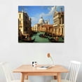 thumbnail image 2 of JEUXUS The Entrance to The Grand Canal,Venice by Canaletto Sailboat Painting Reproductions,Giclee Canvas Prints Wall Art for Home Decor, 2 of 4