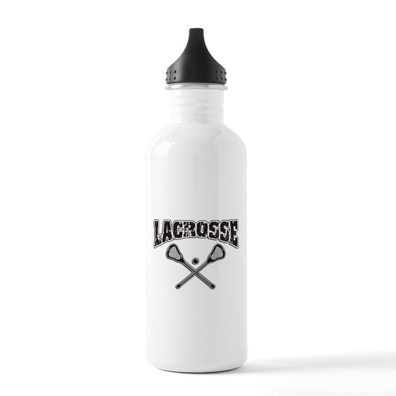 CafePress - Lacrosse Stainless Water Bottle 1 - Stainless Steel Water Bottle, Sports Bottle, 1.0L