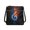 Ice and Fire Note Design, variant on HELLHERO Waterproof Design Shoulder Purse for Travel Weekend Getaways, Spacious Lightweight Satchel Bag, American flag