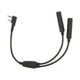 thumbnail image 1 of Adaptador de Radio Walkie Talkie con puerto K de 2 pines macho a U 174/U, Cable de extensión, adaptador de auriculares de repuesto para Baofeng, 1 of 10