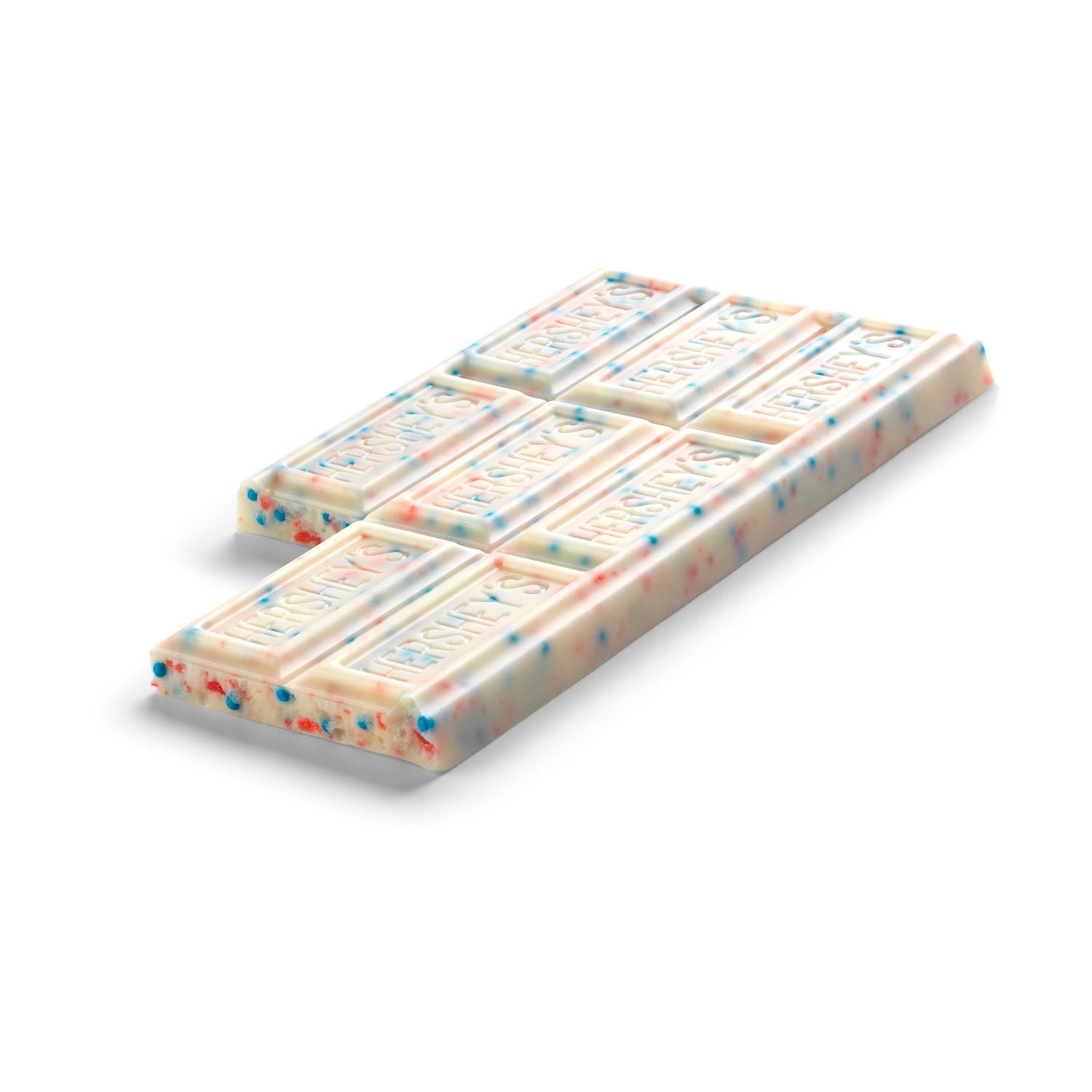 Hershey's White Creme with Sprinkles and Popping Candy Candy, Bars 1.5 oz, 6 Count