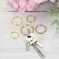 thumbnail image 5 of Uxcell Brass O Ring, 40Pcs 25mm Dia Brass Round Ring Circle Keychain Hook for DIY Craft, 5 of 6