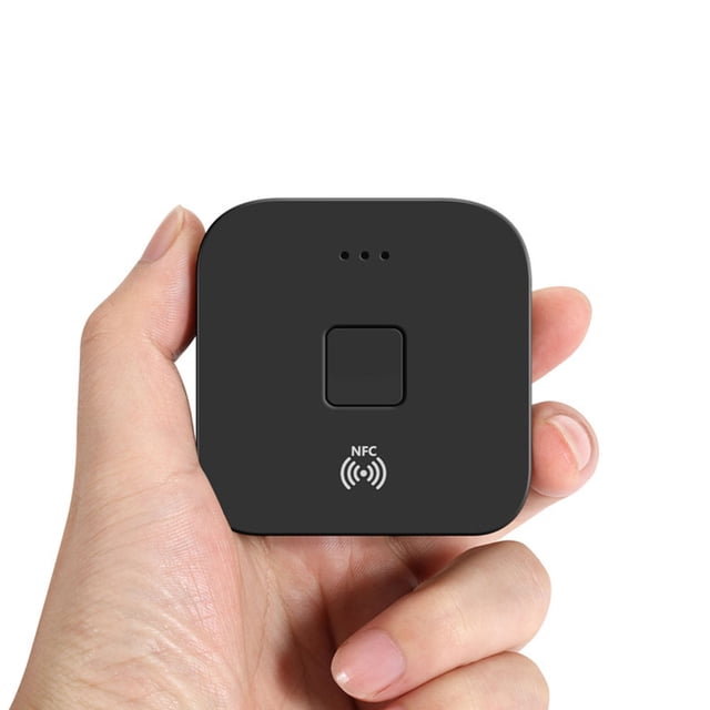 Receptor NFC 5.0, ABS 3.5 mm Aux Music Adaptador Inalámbrico Distancia de Transmisión de 10 M Compatibilidad General para el Estéreo de AutomÓVIL