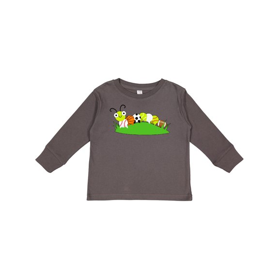 Inktastic Sports Caterpillar Boys or Girls Long Sleeve Toddler T-Shirt