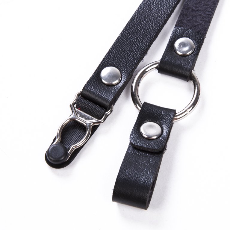 Women's Punk Pu Leather Chain Belt, Women's Gothic Rock Belt, with Leg  Straps