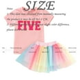 thumbnail image 3 of TAIAOJING Toddler Girls 2Pcs Summer Outfits Kids Short Sleeve Letter Tops And Tutu Tulle Skirt Set Dress Cute Clothes One Size, 3 of 8