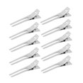 thumbnail image 1 of 50 PCs Hairdressing Metal Double Prong Hair Clips for Styling Sectioning Setting - Pin Curl Clips for Hair – Metal Hair Clips Small Hair Styling Clips for Salon Barber, 1 of 5