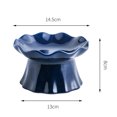 thumbnail image 2 of Ceramic Raised Cat Bowls, Elevated Food or Water Bowls, Stress Free, Backflow Prevention, 2 of 5